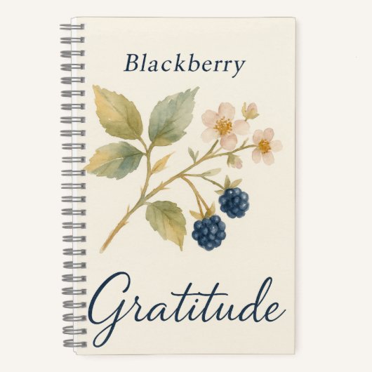 Blackberry — Gratitude  Notitieboek (Voorkant)
