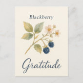 Blackberry — Gratitude Postcard Briefkaart (Voorkant)