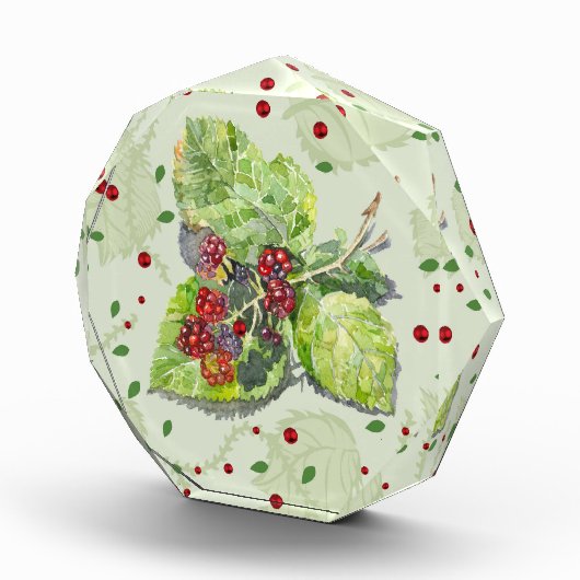 BlackBerry groen en rood Fotoblokken (Rechts)