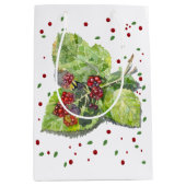 BlackBerry groen en rood Medium Cadeauzakje (Voorkant)