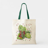 BlackBerry groen en rood Tote Bag (Achterkant)
