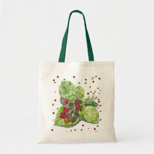 BlackBerry groen en rood Tote Bag
