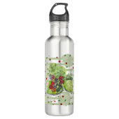 BlackBerry groen en rood Waterfles (Voorkant)