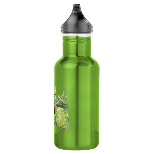 BlackBerry groen en rood Waterfles (Rechts)