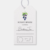 Blackberry Hang-Label Cadeaulabel (Voorkant)