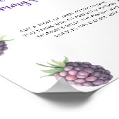 Blackberry - hoe groot is mama's buik spel poster (Hoek)