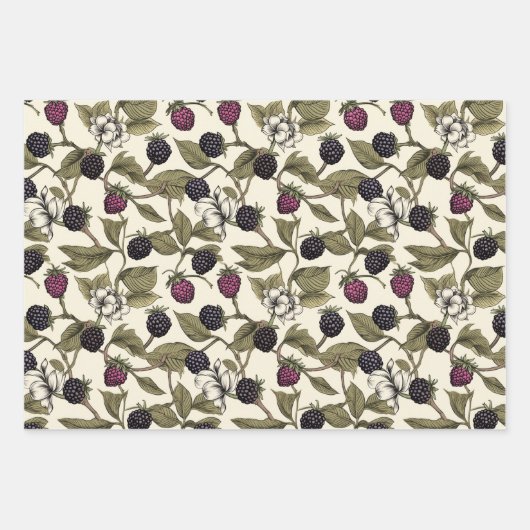 Blackberry Inpakpapier Vel (Voorkant)