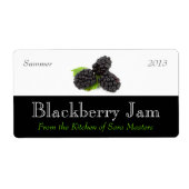 BlackBerry Jam Canning Labels (Voorkant)