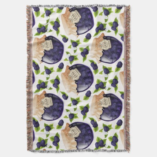 Blackberry Jam Deken (Voorkant Verticaal)