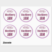 Blackberry Jam Home Canning Label Sjabloon (Vel)