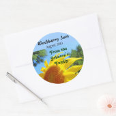 BlackBerry Jam inbliklabels Stickers Zonnebloemen (Envelop)