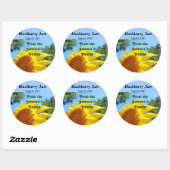 BlackBerry Jam inbliklabels Stickers Zonnebloemen (Vel)