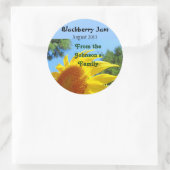 BlackBerry Jam inbliklabels Stickers Zonnebloemen (Tas)