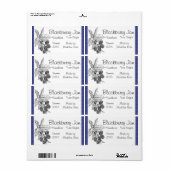 BlackBerry Jam Jar Label (Aangepast) (Full Sheet)