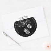 Blackberry Jam Jar Label Packaging Design (Envelop)