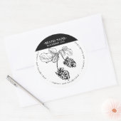 Blackberry Jam Jar Label Packaging Design (Envelop)