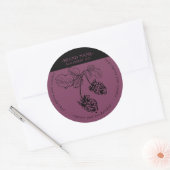 Blackberry Jam Jar Label Packaging Design (Envelop)