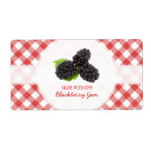 Blackberry Jam label (Voorkant)