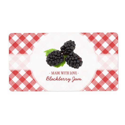 Blackberry Jam label (Voorkant)