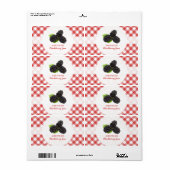 Blackberry Jam label (Full Sheet)