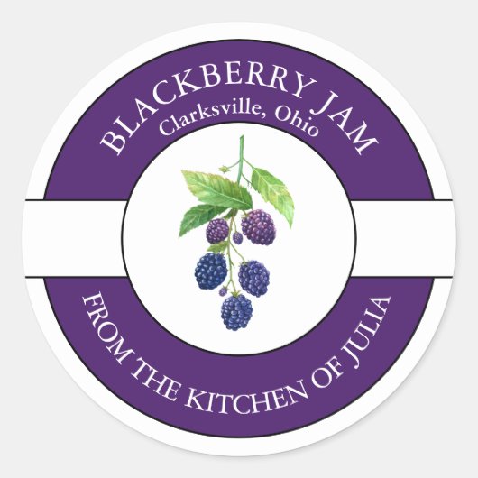 BlackBerry Jam Label (Voorkant)