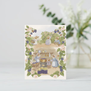 Blackberry Jam Muizen Cottagecore Briefkaart