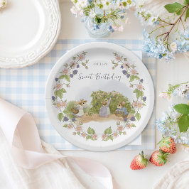 Blackberry Jam Muizen Cottagecore Papieren Bordje