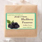 BlackBerry Jam of bewaart fruit inblikken pot Etiket (Insitu)