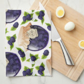 Blackberry Jam Theedoek (Quarter Fold)