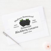Blackberry Jelly Conserve Jam Jar sticker sjabloon (Envelop)