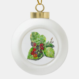 BlackBerry Keramische Bal Ornament