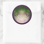 Blackberry-label 3 ronde sticker (Tas)