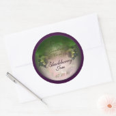 Blackberry-label 3b ronde sticker (Envelop)