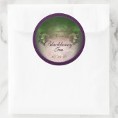 Blackberry-label 3b ronde sticker (Tas)
