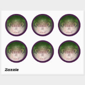 Blackberry-label 4 ronde sticker (Vel)