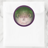 Blackberry-label 4 ronde sticker (Tas)
