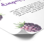 Blackberry - Late nacht luiers spel Poster (Hoek)