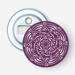 Blackberry Mandala Button Flesopener