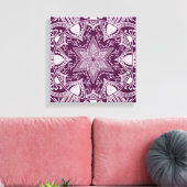 Blackberry Mandala Canvas Afdruk (Insitu (Woonkamer))