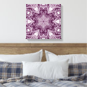 Blackberry Mandala Canvas Afdruk (Insitu (Slaapkamer))