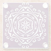 Blackberry Mandala Glazen Onderzetter (Achterkant)