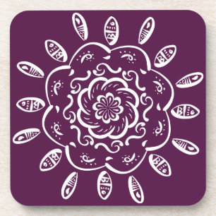 Blackberry Mandala Onderzetter