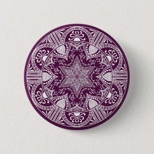Blackberry Mandala Ronde Button 5,7 Cm