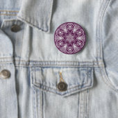 Blackberry Mandala Ronde Button 5,7 Cm (In situ)