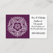 Blackberry Mandala Visitekaartje (Voorkant)