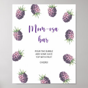 Blackberry \ Mom-osa bar Poster