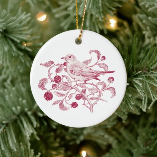 Blackberry oogst - keramisch ornament (Boom)