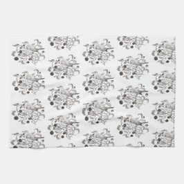 Blackberry oogst - theedoek