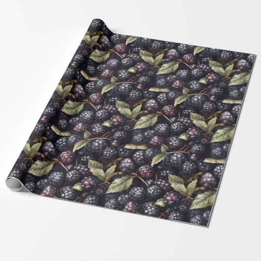 BlackBerry Pattern Wrapping Papier (Uitgerold)