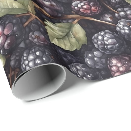 BlackBerry Pattern Wrapping Papier (Rol Hoek)